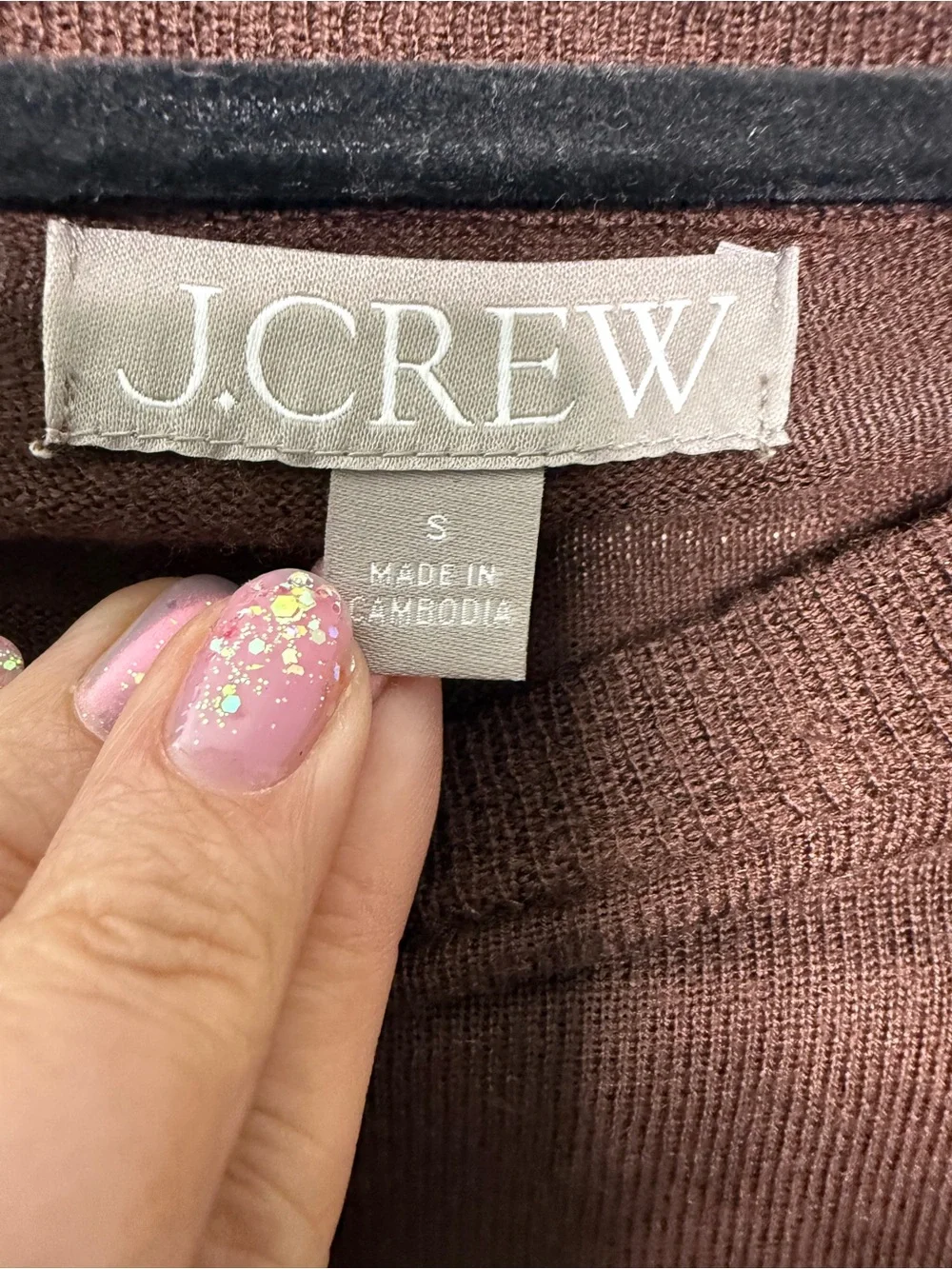 J. Crew Carolyn Fitted Crewneck Sweater S